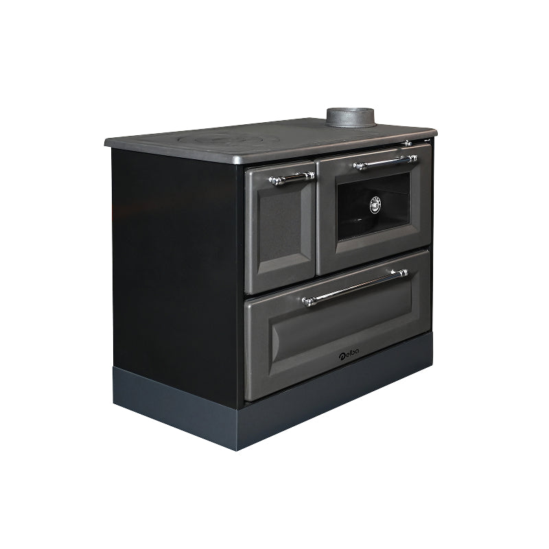Fogão a Lenha com Forno CALIFÓRNIA Preto