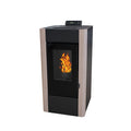 Salamandra a Pellets Siena 10KW Bege