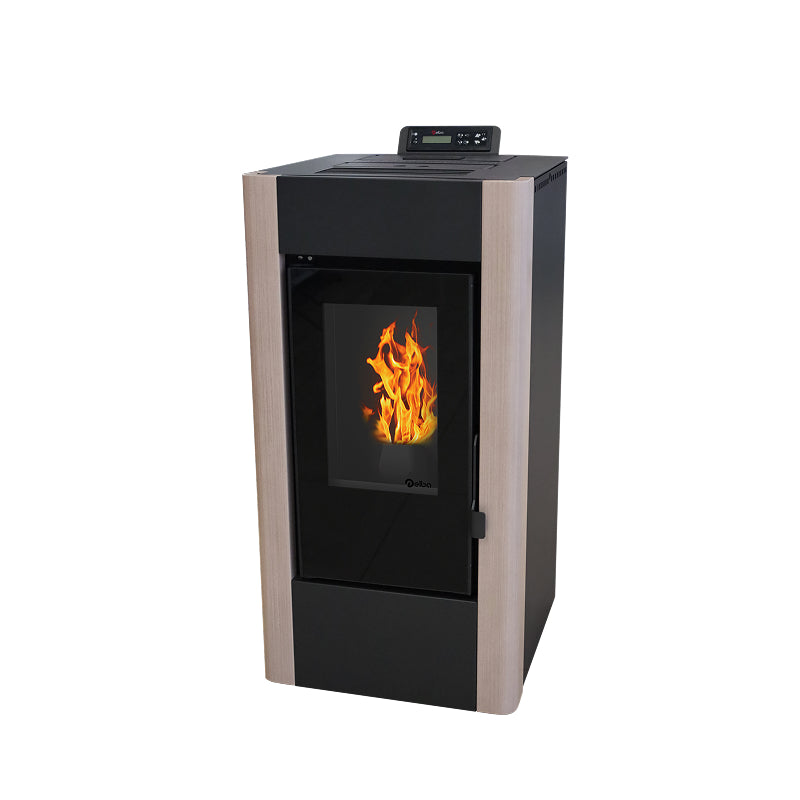 Salamandra a Pellets Siena 10KW Bege