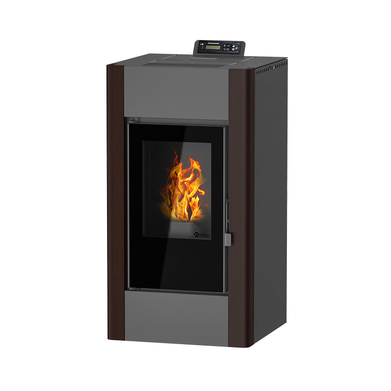 Salamandra a Pellets Siena 13KW Nogueira
