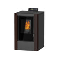 Salamandra a Pellets Siena 6KW Nogueira